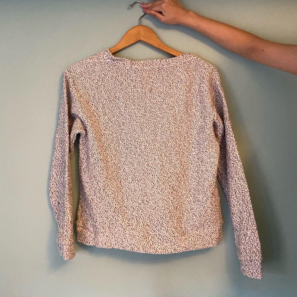 Ace Delivery White/Black Long Sleeve Sweater